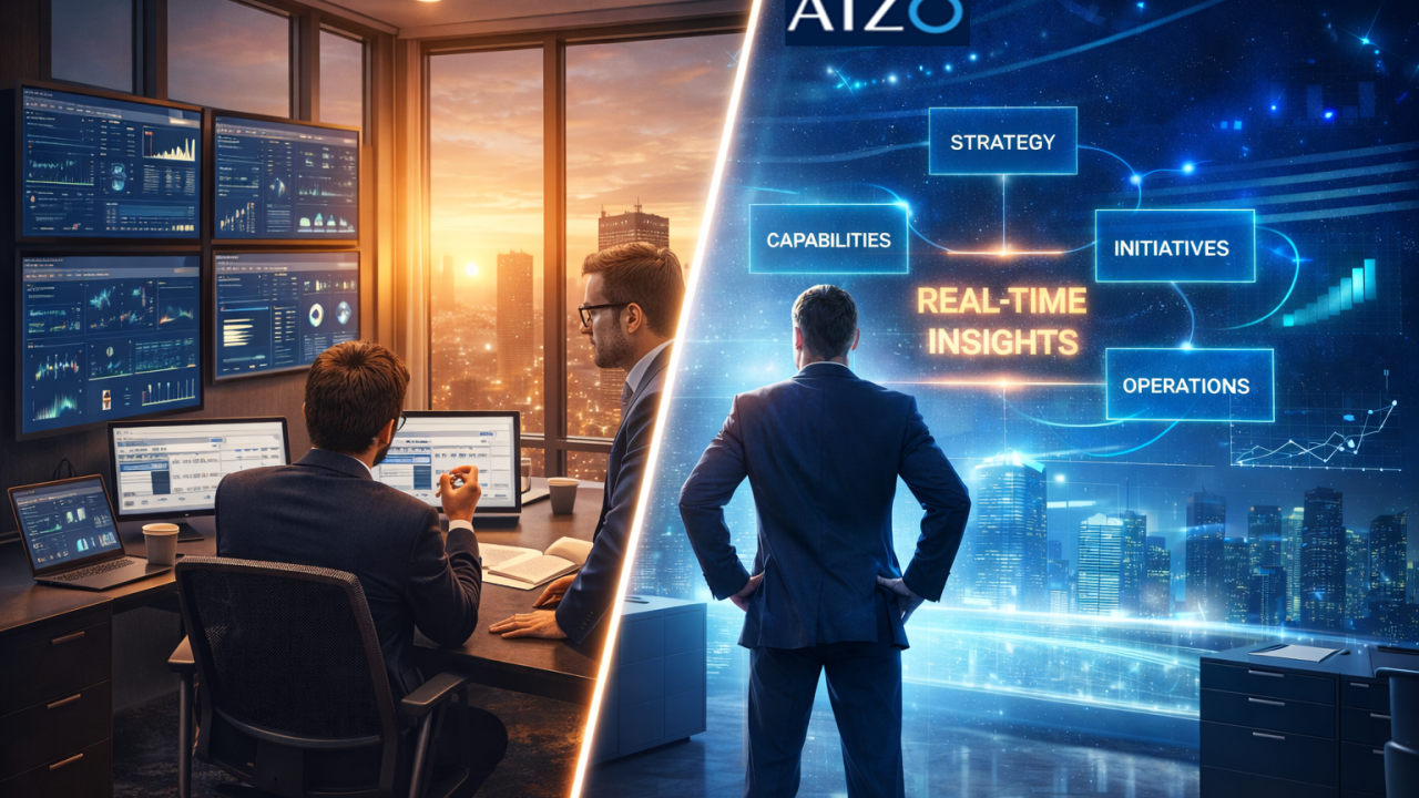 Abstract digital transformation network visualization
